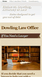 Mobile Screenshot of dowlinglawoffice.com